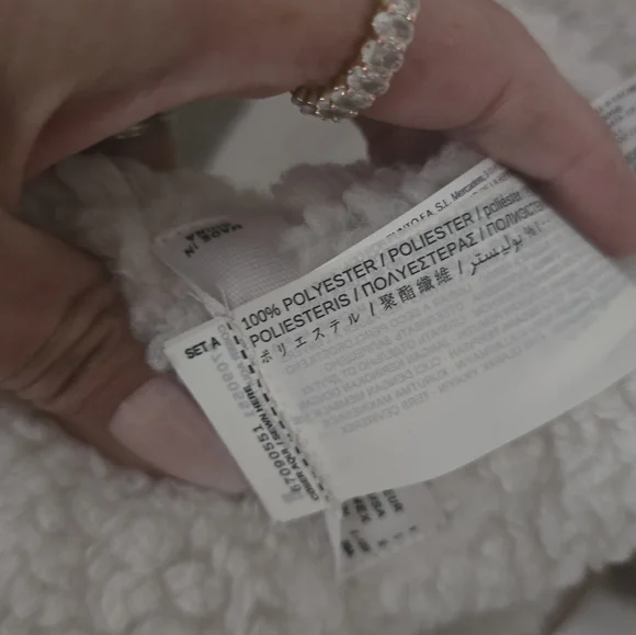 Mango Frigo Faux Shearling Lining Tan Hooded Coat Jacket Size S - Picture 7 of 8